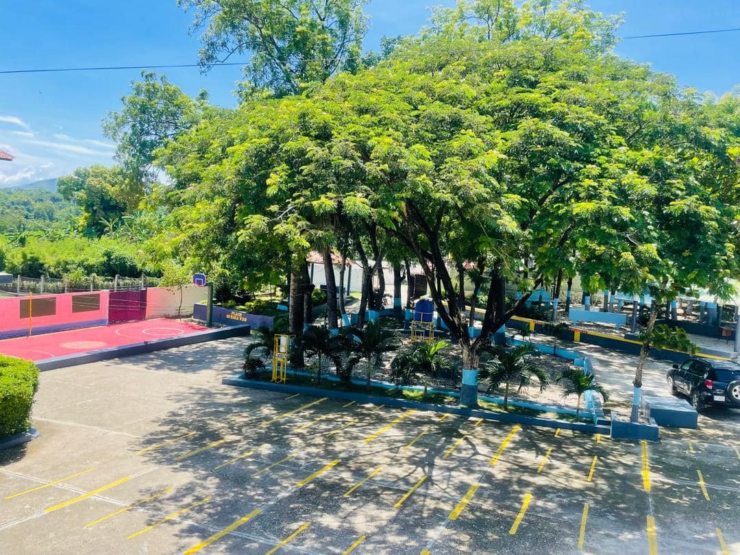 Vue aérienne du campus